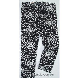 Leggings Spider Webs Halloween Girls Toddlers